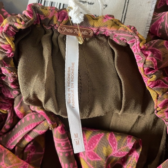 NWT $288 Free People Folklore Maxi Dress Size Medium Bohemian Whimsical Cottage - Picture 12 of 16